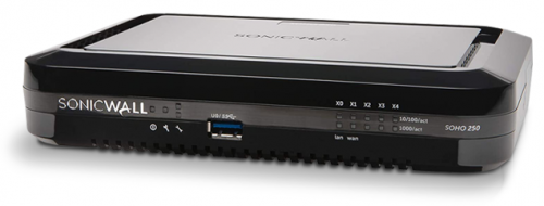 SonicWall SOHO 250 Firewall – 5 Port1000 Base-TGigabit Ethernet Wireless