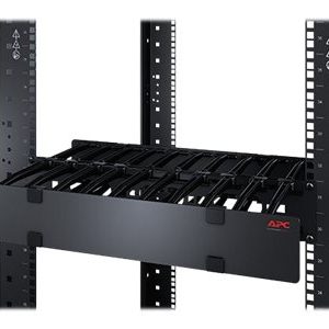 APC  Horizontal Cable Manager Single-Sided with Cover rack cable management panel with cover 1U AR8612