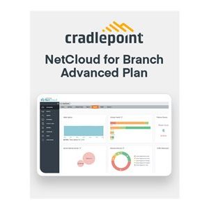 CradlePoint  NetCloud Enterprise Branch Advanced Plan subscription license   + 24×7 Support   BF03-NCADV