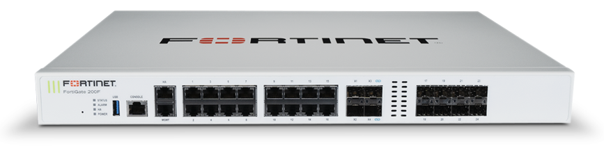 Fortinet FG-200F Next-Gen Firewall – 18 Port 10/100/1000Base-T, Gigabit Ethernet