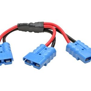 Tripp Lite   1ft Y Splitter Cable for select BatteryPacks 175A DC Connectors Blue 1′ power splitter 48VDCSPLITTER