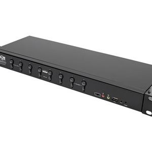 Tripp Lite 8-Port DVI/USB KVM Switch with Audio and USB 2.0 Peripheral  Sharing, 1U Rack-Mount, Dual-Link, 2560 x 1600 KVM / audio / USB swi...