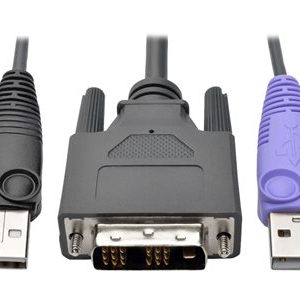 Tripp Lite   DVI USB Server Interface w/ Virtual Media & CAC for B064 KVMs TAA KVM / USB extender TAA Compliant B055-001-UDV