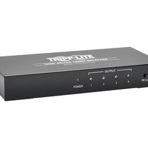 Tripp Lite   4-Port 4K HDMI Video Splitter Ultra-HD 4K x 2K w/ Audio 3840×2160 @ 24/30Hz video/audio splitter 4 ports B118-004-UHD