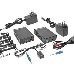 Tripp Lite   HDMI Over Cat5/Cat5e/Cat6 Active Video Extender Kit IR Control 1080p video/audio/infrared extender TAA Compliant B126-1A1-IR