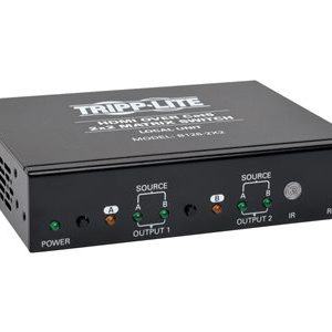 Tripp Lite   HDMI over Cat5 Cat6 2×2 Matrix Video Extender Switch HDMI RJ45 F/F TAA video/audio extender HDMI B126-2X2