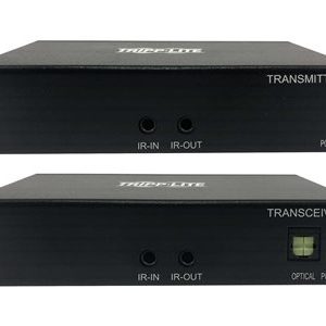 Tripp Lite   HDMI over Cat6 Extender Kit, Transmitter and Receiver with Repeater, 4K 60Hz, 4:4:4, IR, HDR, PoC, 70 m., TAA video/audio exte… B127A-111-BHTH
