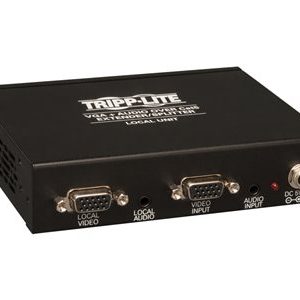Tripp Lite   4-Port VGA + Audio over Cat5 Cat6 Video Extender Splitter Transmitter video/audio extender TAA Compliant B132-004A-2