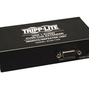 Tripp Lite   VGA + Audio over Cat5/Cat6 Video Extender Remote / Repeater Unit TAA 1000′ video/audio extender TAA Compliant B132-110A