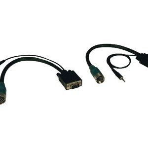Tripp Lite   Easy Pull Type-A VGA Connector Kit RGB Style with Audio M/M VGA / audio cable kit 1 ft EZA-VGAAM-2
