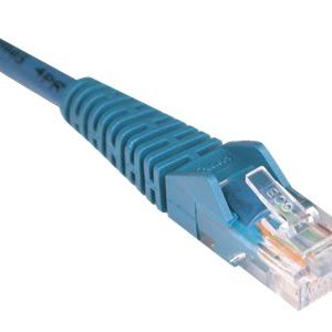 Tripp Lite   6ft Cat5e / Cat5 Snagless Molded Patch Cable RJ45 M/M Blue 6′ patch cable 6 ft blue N001-006-BL