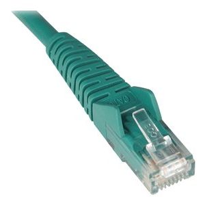 Tripp Lite   6ft Cat5e / Cat5 Snagless Molded Patch Cable RJ45 M/M Green 6′ patch cable 6 ft green N001-006-GN