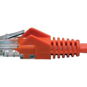 Tripp Lite   Cat5e 350 MHz Snagless Molded UTP Patch Cable (RJ45 M/M), Orange, 6 ft. patch cable 6 ft orange N001-006-OR