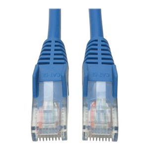 Tripp Lite   100ft Cat5e Cat5 Snagless Molded Patch Cable RJ45 M/M Blue 100′ patch cable 100 ft blue N001-100-BL