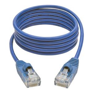 Tripp Lite   4ft Cat5e Cat5 Snagless Molded Slim UTP Patch Cable RJ45 M/M Blue 4′ patch cable 4 ft blue N001-S04-BL