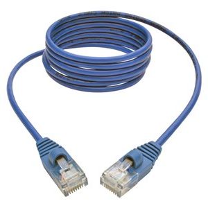 Tripp Lite   5ft Cat5e Cat5 Snagless Molded Slim UTP Patch Cable RJ45 M/M Blue 5′ patch cable 5 ft blue N001-S05-BL