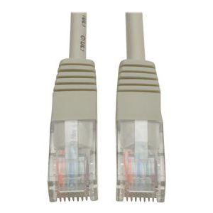 Tripp Lite   4ft Cat5e / Cat5 350MHz Molded Patch Cable RJ45 M/M Gray 4′ patch cable 4 ft gray N002-004-GY