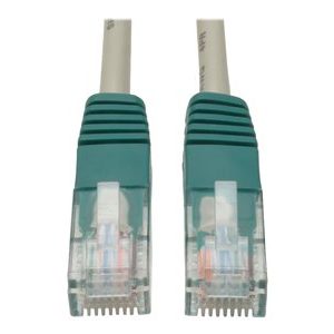Tripp Lite   7ft Cat5e Cat5 Molded Snagless Crossover Patch Cable RJ45 Gray 7′ crossover cable 7 ft gray N010-007-GY