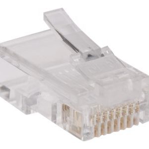 Tripp Lite   RJ45 for Flat Solid / Standard Conductor 4-Pair Cat5e Cat5 Cable 100 Pack network connector N030-100-FL