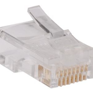 Tripp Lite   RJ45 for Solid / Standard Conductor 4-Pair Cat5e Cat5 Cable 100 Pack network connector N030-100
