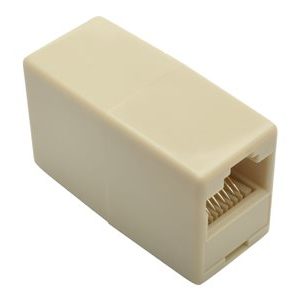 Tripp Lite   Telephone Straight-Through Modular In-Line Coupler (RJ45 F/F), 10 Pack network coupler white N033-001-10PK