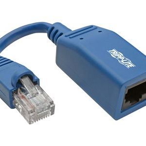 Tripp Lite   Cisco Console Rollover Cable Adapter (M/F) RJ45 to RJ45, Blue, 5 in. serial adapter 42 ft blue N034-05N-BL