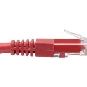 Tripp Lite   Premium Cat5 / Cat5e / Cat6 Gigabit Molded Patch Cable, 24 AWG, 550 MHz/1 Gbps (RJ45 M/M), Red, 3 ft. 3′ patch cable 3 ft red N200-003-RD