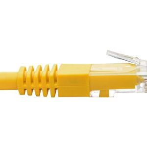 Tripp Lite   3ft Cat6 Gigabit Molded Patch Cable RJ45 M/M 550MHz 24AWG Yellow 3′ patch cable 3 ft yellow N200-003-YW