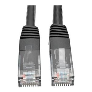 Tripp Lite   Cat6 Gigabit Molded Patch Cable RJ45 M/M 550MHz 24 AWG Black 5′ patch cable 5 ft black N200-005-BK