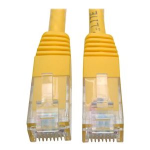 Tripp Lite   5ft Cat6 Gigabit Molded Patch Cable RJ45 M/M 550MHz 24AWG Yellow 5′ patch cable 5 ft yellow N200-005-YW