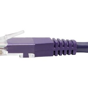 Tripp Lite   Premium Cat5/Cat5e/Cat6 Gigabit Molded Patch Cable, 24 AWG, 550 MHz/1 Gbps (RJ45 M/M), Purple, 10 ft. patch cable 10 ft purple N200-010-PU