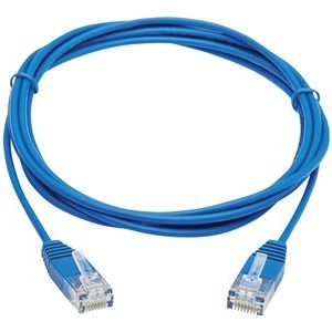 Tripp Lite   Cat6 Gigabit Molded Ultra-Slim UTP Ethernet Cable (RJ45 M/M), Blue, 7ft network cable 7 ft blue N200-UR07-BL