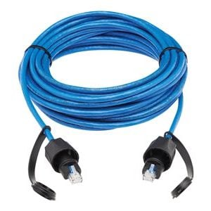 Tripp Lite   Industrial Cat6 UTP Ethernet Cable (RJ45 M/M), 100W PoE, CMR-LP, IP68, Blue, 33 ft. patch cable 33 ft blue N200P-033BL-IND