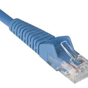 Tripp Lite   4ft Cat6 Gigabit Snagless Molded Patch Cable RJ45 M/M Blue 4′ patch cable 4 ft blue N201-004-BL