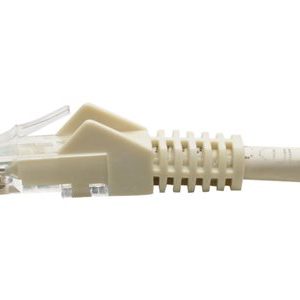 Tripp Lite   Premium Cat6 Gigabit Snagless Molded UTP Patch Cable, 24 AWG, 550 MHz/1 Gbps (RJ45 M/M), White, 8 ft. patch cable 8 ft white N201-008-WH