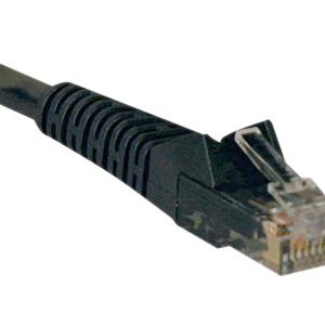Tripp Lite   10ft Cat6 Gigabit Snagless Molded Patch Cable RJ45 M/M Black 10′ patch cable 10 ft black N201-010-BK