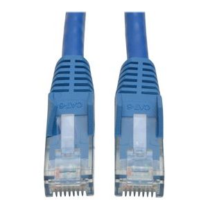 Tripp Lite   10ft Cat6 Gigabit Snagless Molded Patch Cable RJ45 M/M Blue 10′ patch cable 10 ft blue N201-010-BL