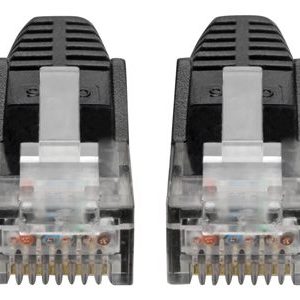 Tripp Lite   Premium Cat6 Gigabit Snagless Molded UTP Patch Cable, 24 AWG, 550 MHz/1 Gbps (RJ45 M/M), Black, 35 ft. patch cable 35 ft black N201-035-BK