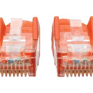 Tripp Lite   Premium Cat6 Gigabit Snagless Molded UTP Patch Cable, 24 AWG, 550 MHz/1 Gbps (RJ45 M/M), Orange, 35 ft. patch cable 35 ft orange N201-035-OR