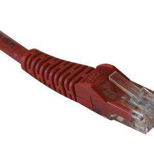 Tripp Lite   50ft Cat6 Gigabit Snagless Molded Patch Cable RJ45 M/M Red 50′ patch cable 50 ft red N201-050-RD