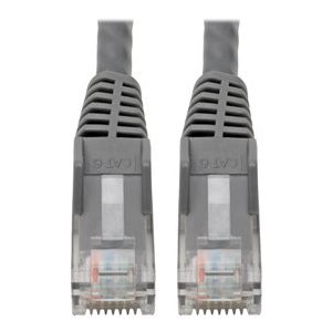 Tripp Lite   Premium Cat6 Gigabit Snagless Molded UTP Patch Cable, 24 AWG, 550 MHz/1 Gbps (RJ45 M/M), Gray, 6 in. patch cable 5.9 in gray N201-06N-GY