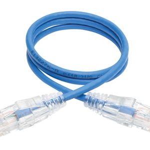 Tripp Lite   2ft Cat6 Gigabit Snagless Molded Slim UTP Patch Cable RJ45 M/M Blue 2’Patch cableRJ-45 (M) to RJ-45 (M)2 ftUTPCAT… N201-S02-BL