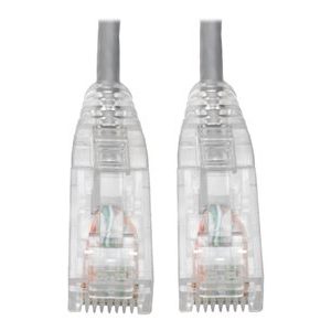 Tripp Lite   Cat6 UTP Patch Cable (RJ45) M/M, Gigabit, Snagless, Molded, Slim, Gray, 7 ft. patch cable 7 ft gray N201-S07-GY