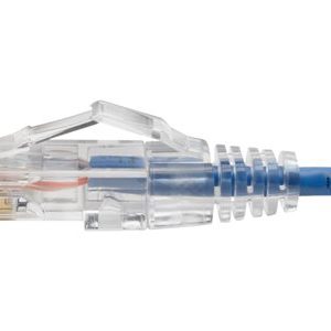 Tripp Lite   Cat6 Gigabit Snagless Molded Slim UTP Patch Cable (RJ45 M/M), Blue, 6 in. patch cable 5.9 in blue N201-S6N-BL