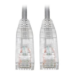 Tripp Lite   Cat6 UTP Patch Cable (RJ45) M/M, Gigabit, Snagless, Molded, Slim, Gray, 6 in. patch cable 6 in gray N201-S6N-GY