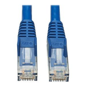 Tripp Lite   Cat6 UTP Patch Cable (RJ45) M/M, PoE, Gigabit, Snagless, CMR-LP, Blue, 3 ft. patch cable 3 ft blue N201P-003-BL