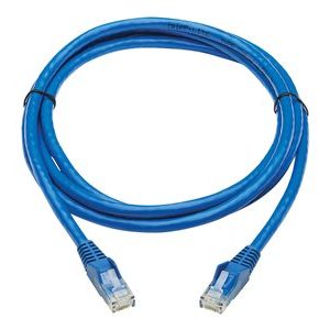 Tripp Lite   Cat6 UTP Patch Cable (RJ45) M/M, PoE, Gigabit, Snagless, CMR-LP, Blue, 6 ft. patch cable 6 ft blue N201P-006-BL
