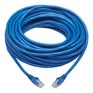 Tripp Lite   Cat6 UTP Patch Cable (RJ45) M/M, PoE, Gigabit, Snagless, CMR-LP, Blue, 50 ft. patch cable 50 ft blue N201P-050-BL