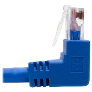 Tripp Lite   Cat6 Patch Cable Up-Angled / Down Angled UTP Molded M/M Blue 3ft patch cable 3 ft blue N204-003-BL-UD