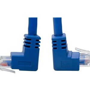Tripp Lite   Cat6 Patch Cable Up-Angled / Down Angled UTP Molded M/M Blue 4ft patch cable 4 ft blue N204-004-BL-UD